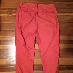Men's red pants